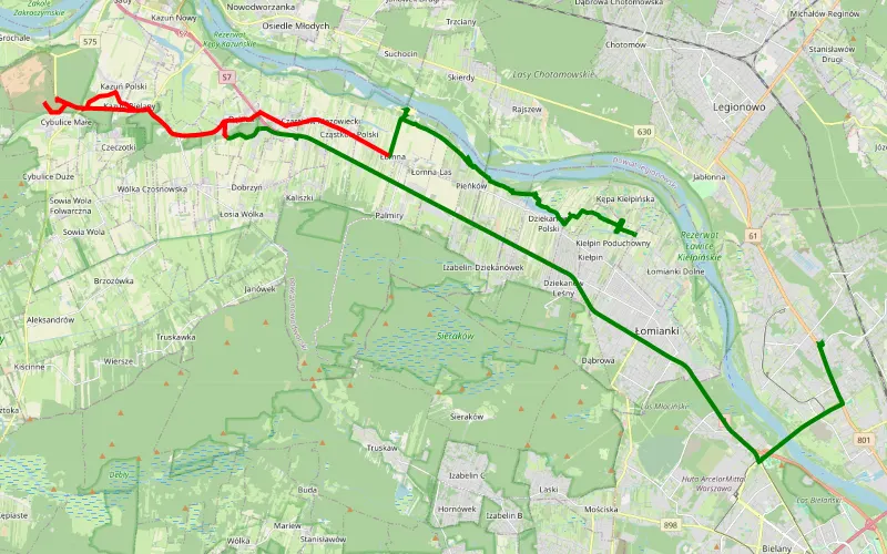 Trasa nad Wisłą z KB
