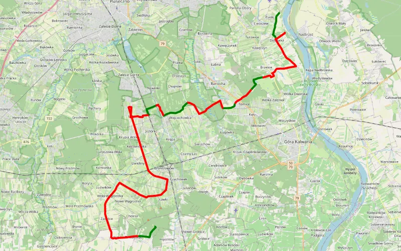 Piaski - Ustanów