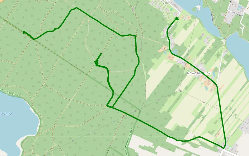 Łąck - Nowe Rumunki