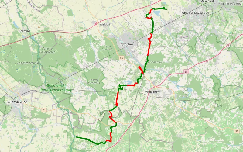 Jaktorów-Kolonia - Doleck