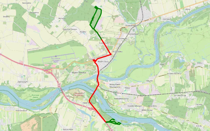 Kazuń Bielany - Nowy Modlin