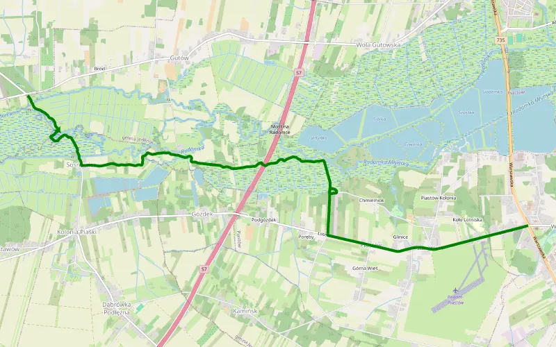 Wsola - Górna Wola trasa przed wigilią 2023