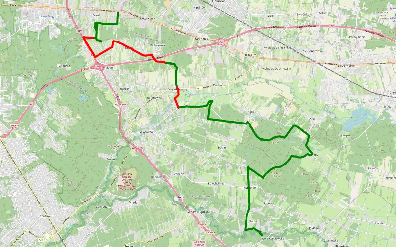 Zakręt - Wola Karczewska