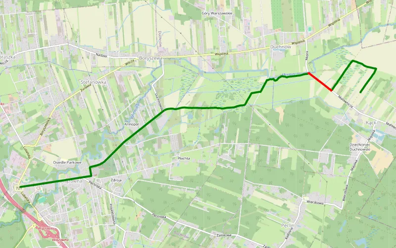 Wiązowna - Kąck