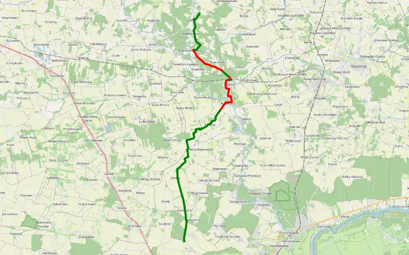 Trasa offroad 17.98 km