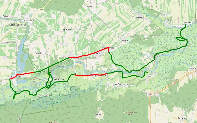 Trasa offroad 32.65 km