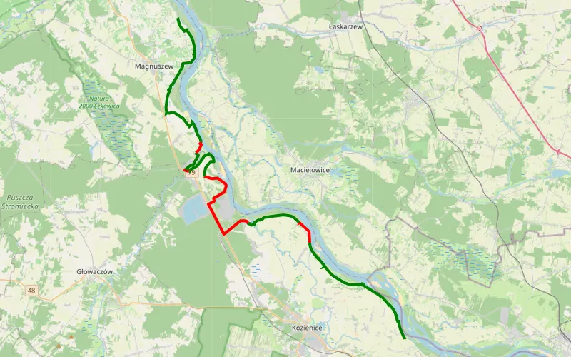 Wisła: Staszów - Magnuszew