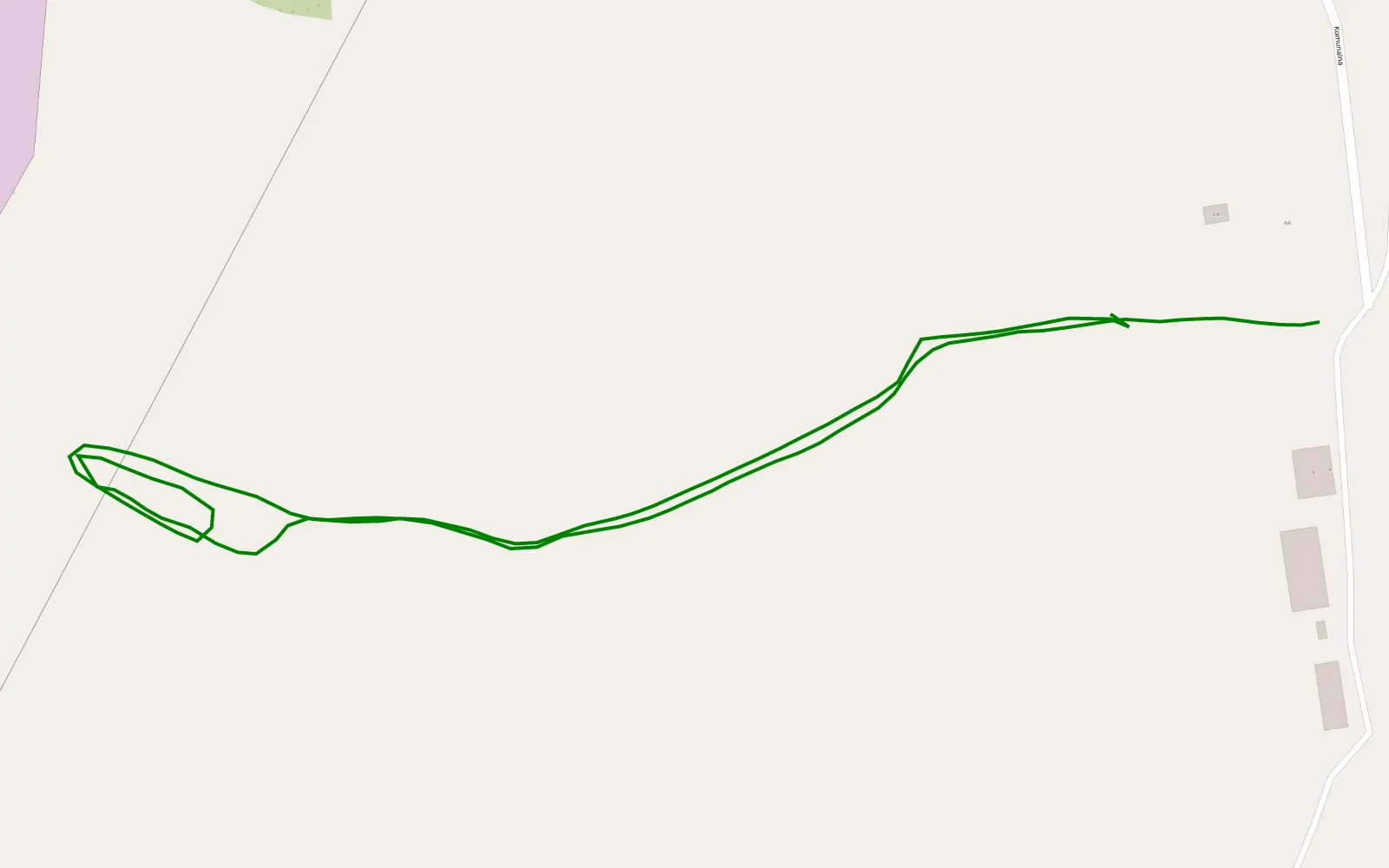 Mapa trasy Wojciechowice - 0.8 km trasy offroad, Ostrołęka
