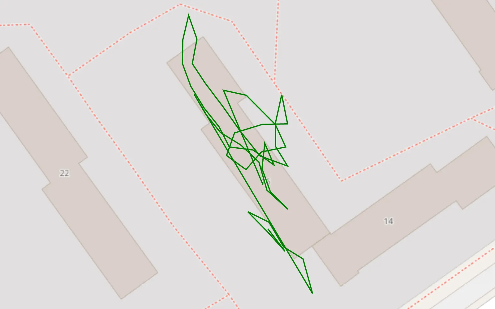 Mapa trasy Żelków Kolonia - 0.3 km trasy offroad, Siedlce