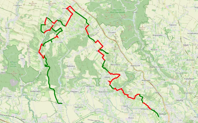 Modlnica - Brzezinka