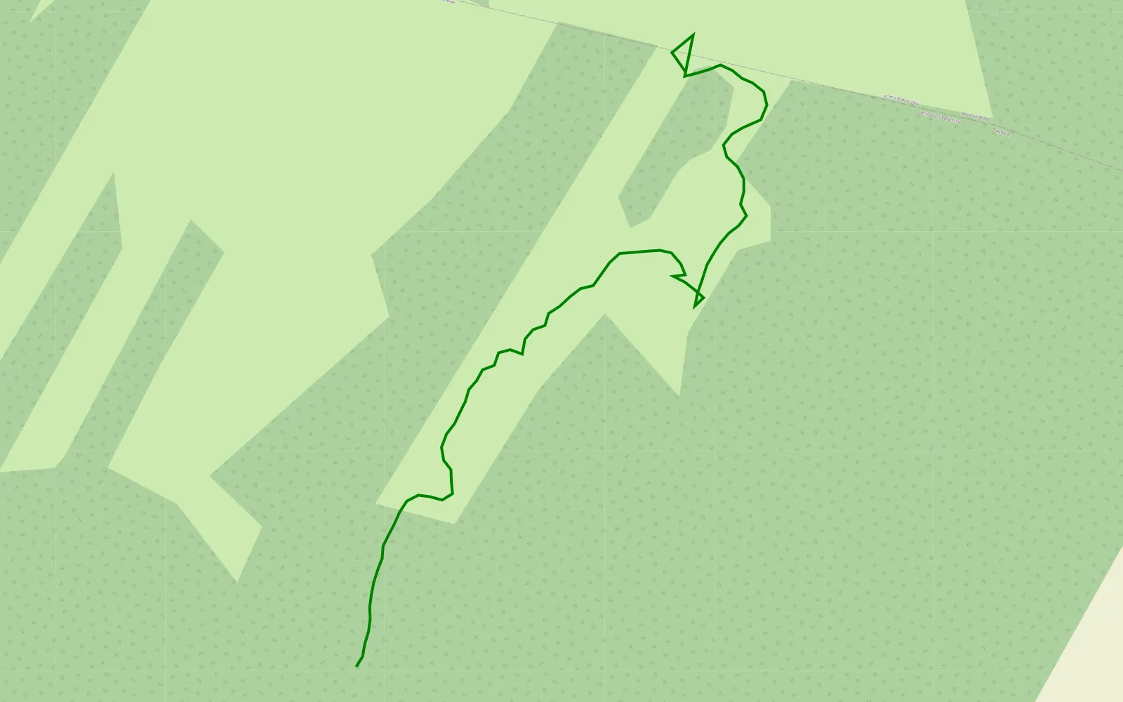 Mapa trasy Janusz PROTO - 0.5 km trasy offroad, Powiat Białobrzeski