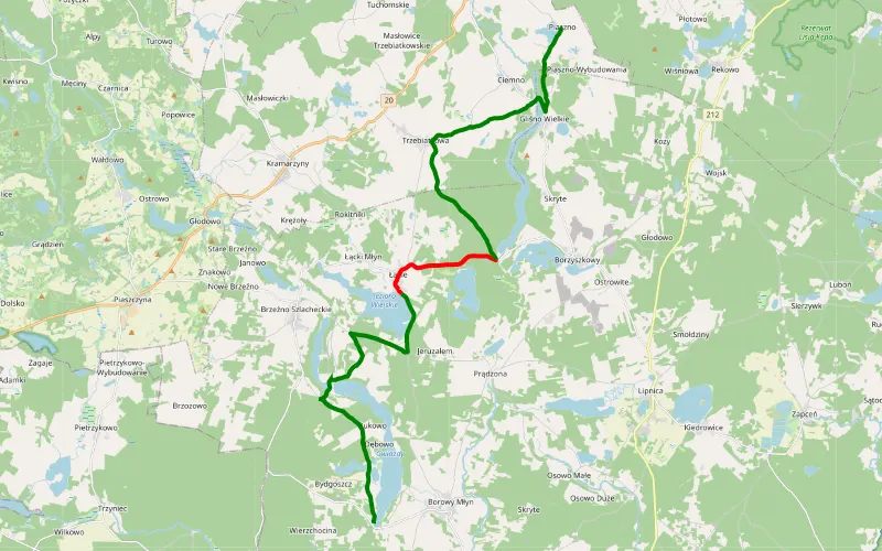Swornegacie - Bytów cz.2
