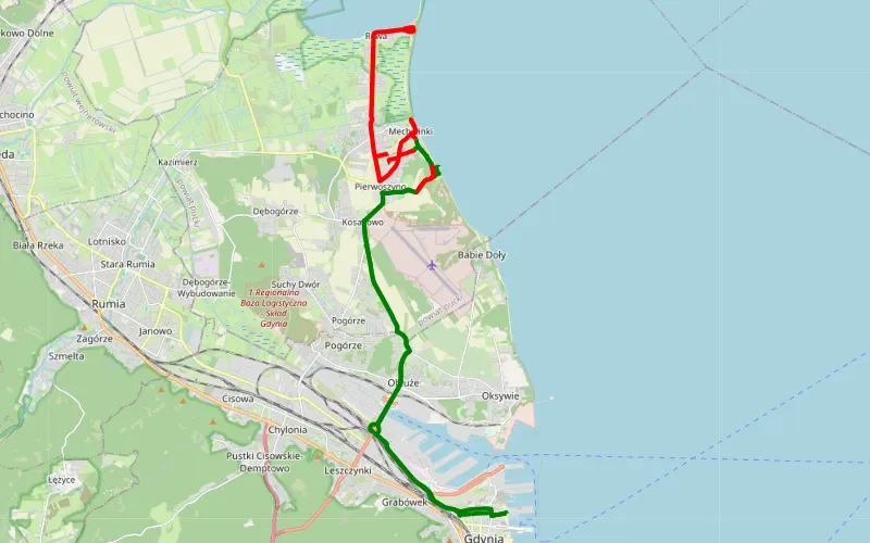Gdynia, Mechelinki, Rewa, Gdynia