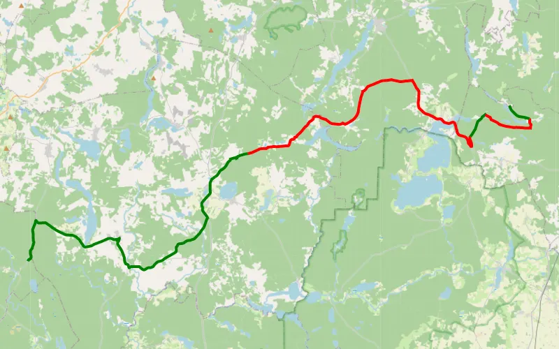 Stara Brda - Mały Jabłuszek (fajna, szybka trasa)