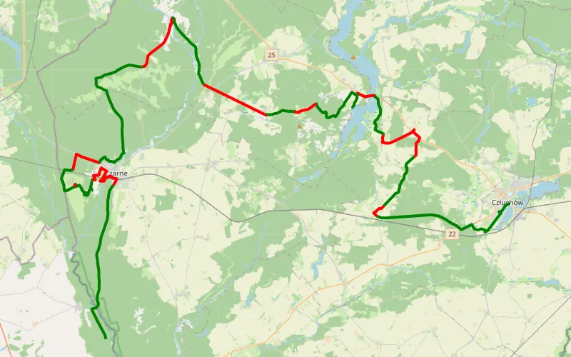 Człuchów - Wegorzewo Szczecineckie