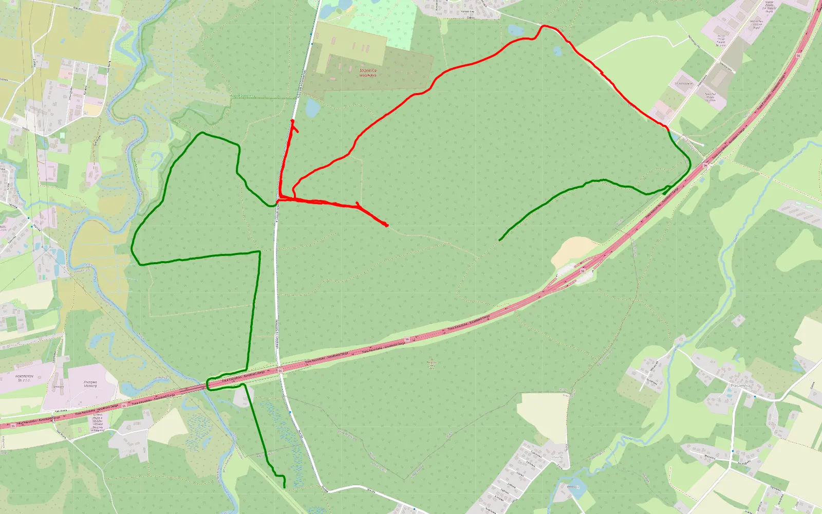 Mapa trasy Gg - 10.3 km trasy offroad, Słupsk